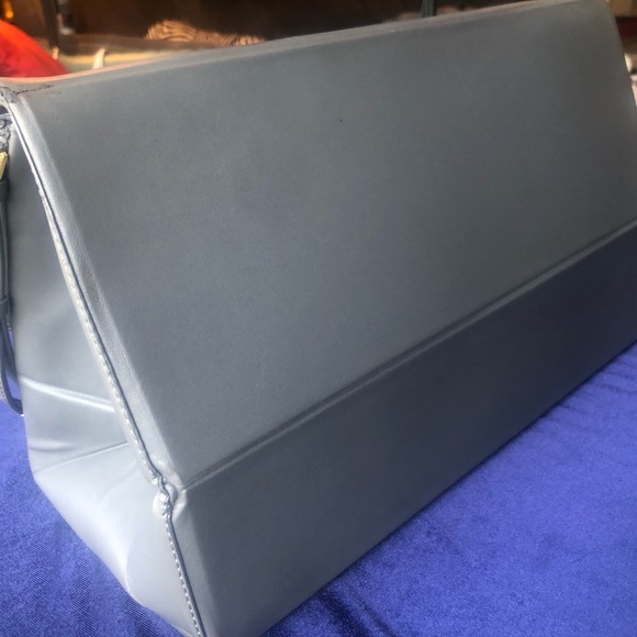 STELLA MCCARTNEY GRAY BECKETT FAUX NAPPA SHOULDER BAG - Picture 7 of 16